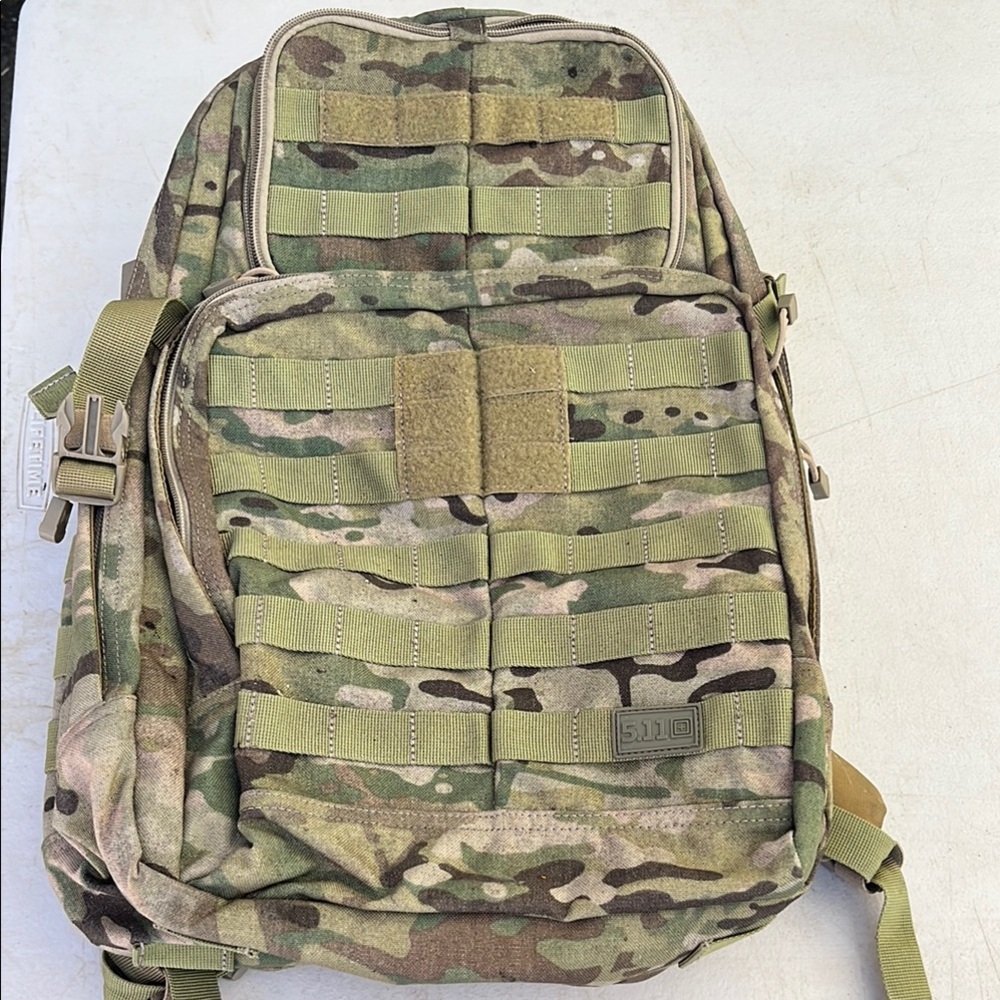 5.11 Tactical Multicam Backpack in Green Camo